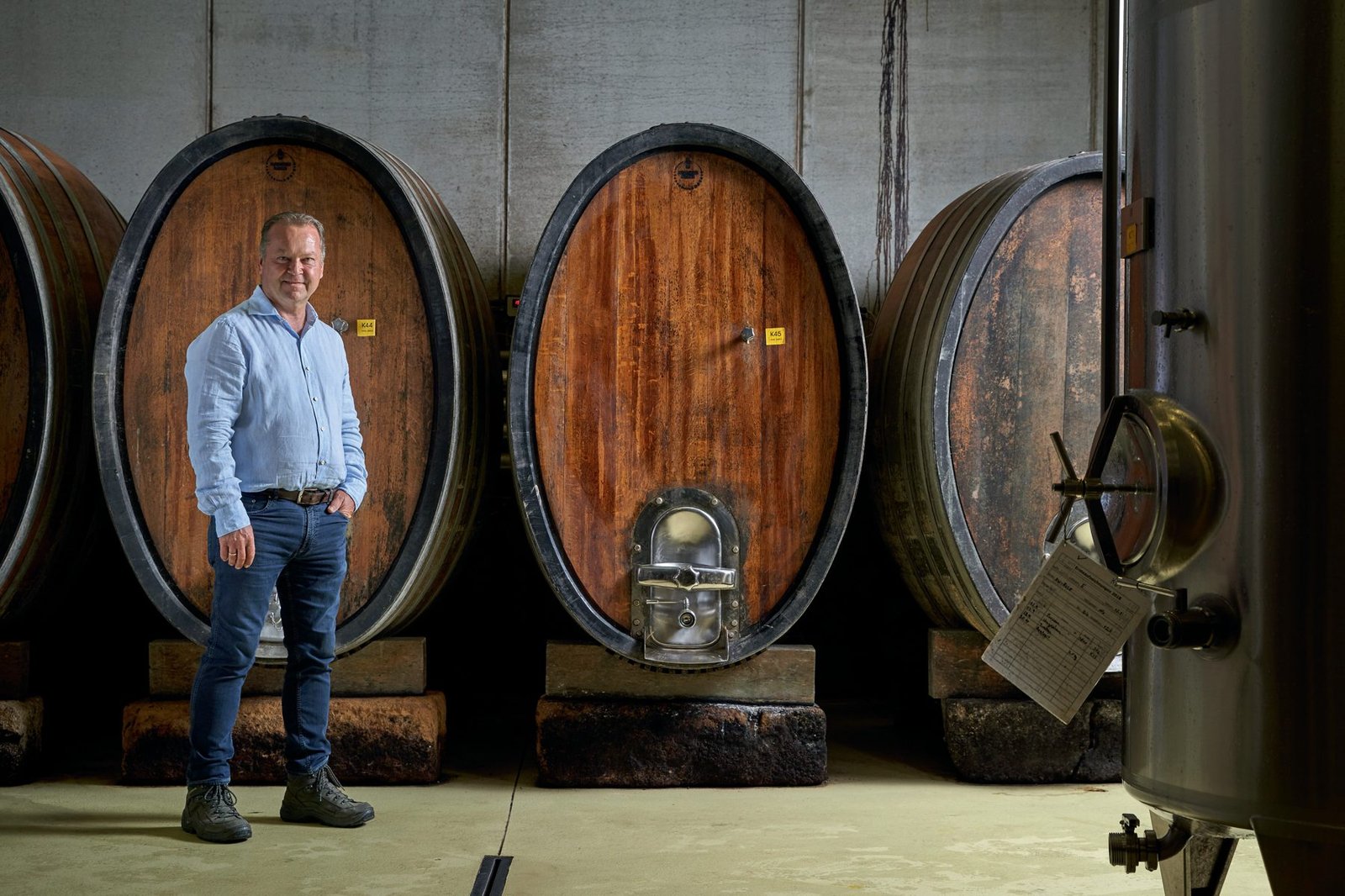 Wein aus der Stadt, in der er wächst.